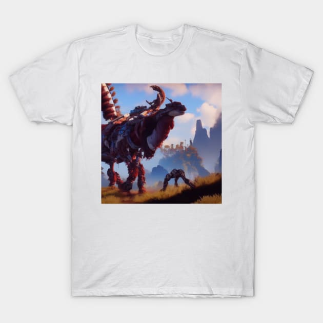 Horizon Zero Dawn T-Shirt by Beastlykitty